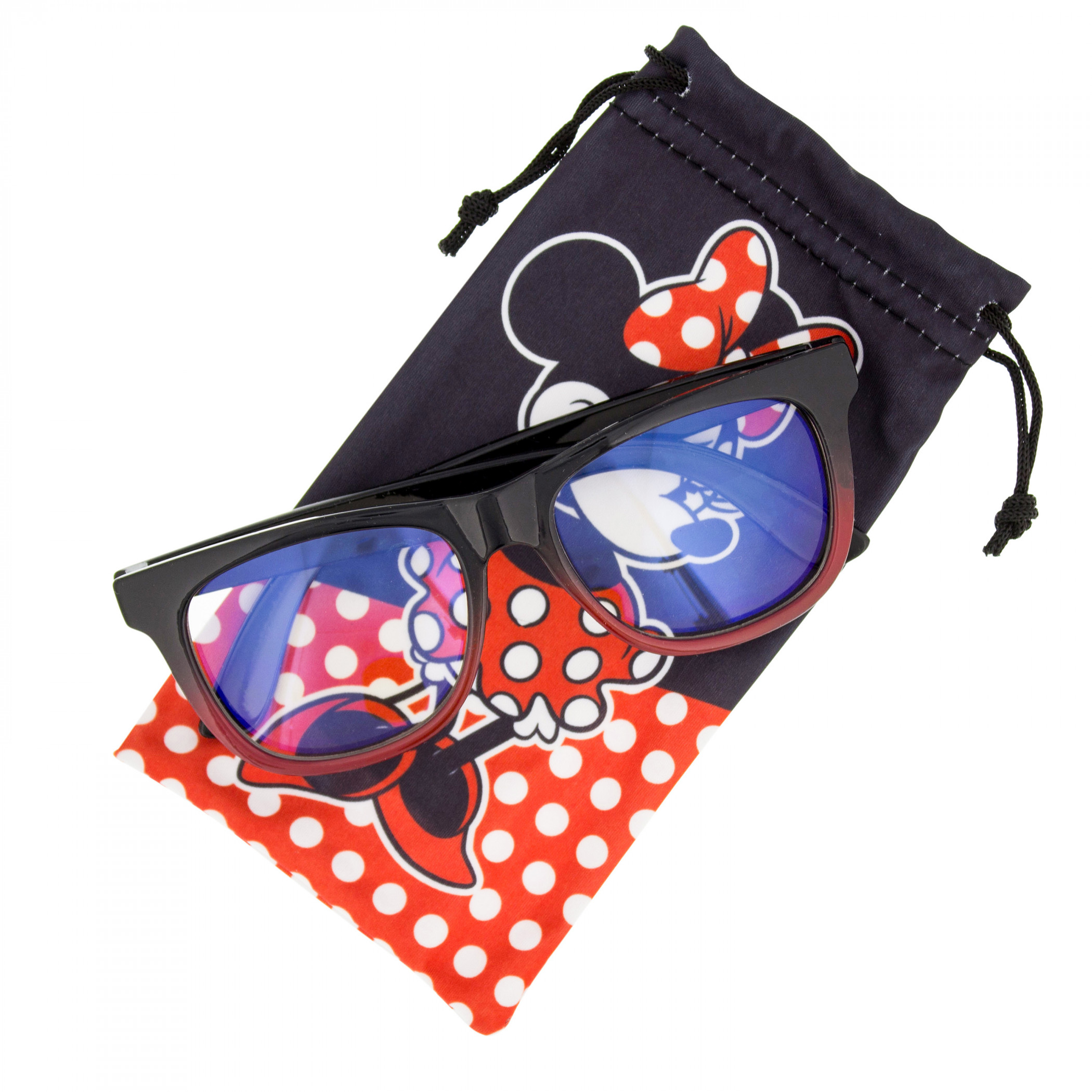 Minnie Mouse Polka Dots Kid's Blue Light Blocking Glasses Set